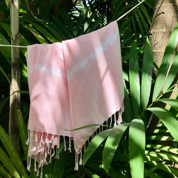 Rose Tie Dye Turkish Beach Towel