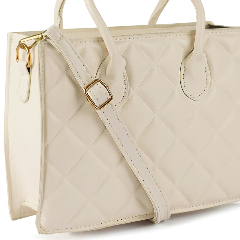 Quilted Structure Hand Bag