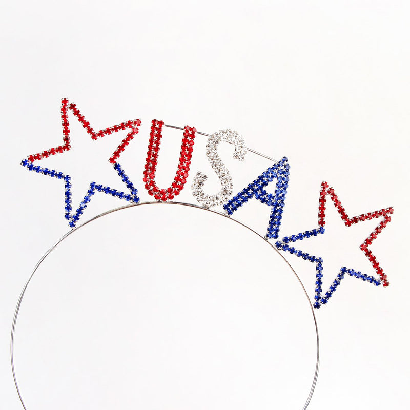 71475 - Usa With Stars Headband