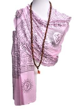 OM Bhakti Prayer Shawl - Medium -Color Base