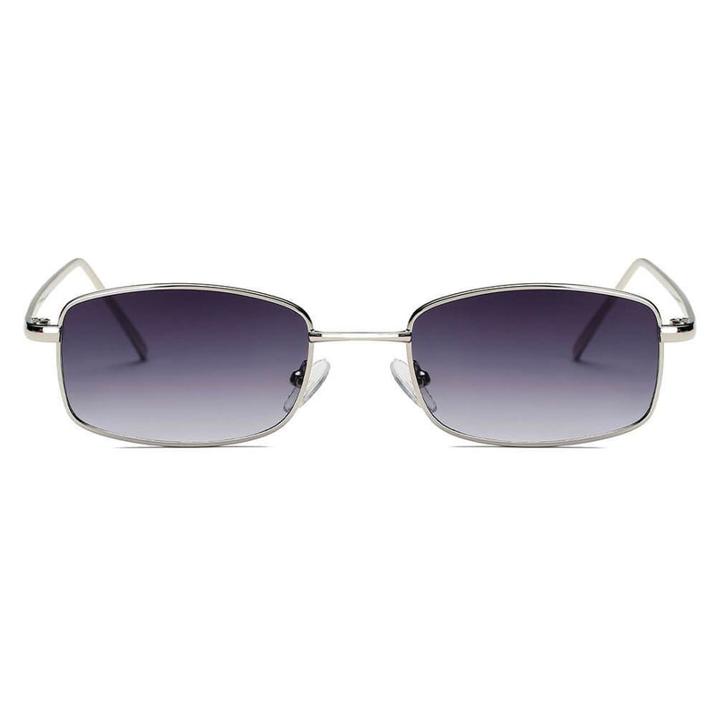GARNER | S2076 - Retro Vintage Slim Rectangle Sunglasses