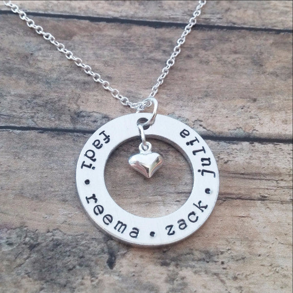 Personalized Necklace With Kids Names