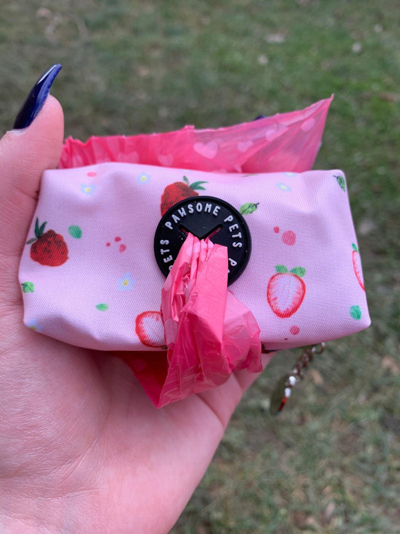 WASTE BAG HOLDER-Strawberry