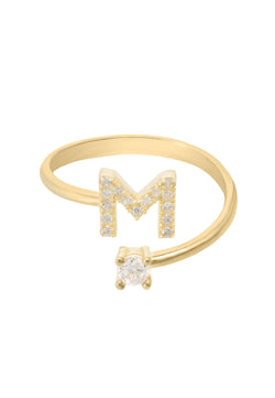 Initial Ring Gold M