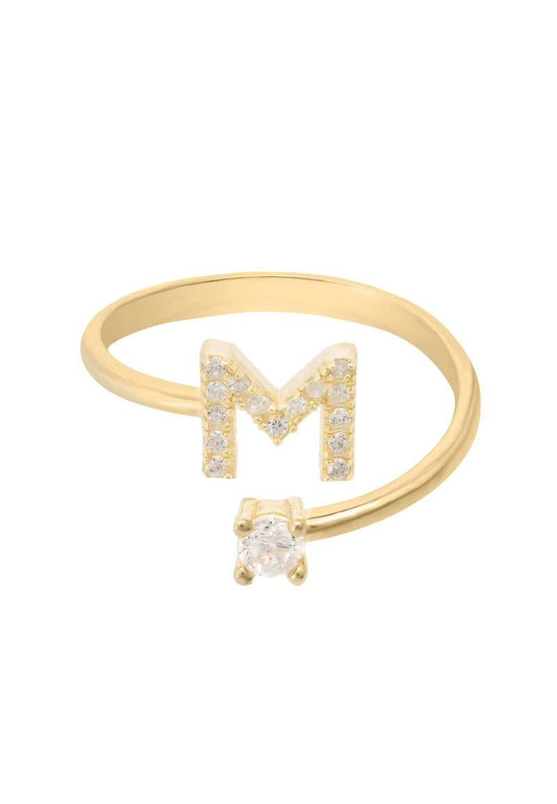 Initial Ring Gold M