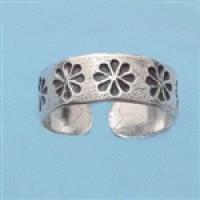 Daisy Sterling Silver Toe Ring