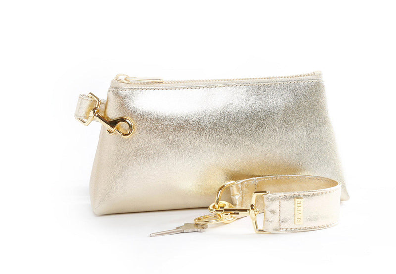 Rich Gold PREMIUM LEATHER IT BAG • Pouch