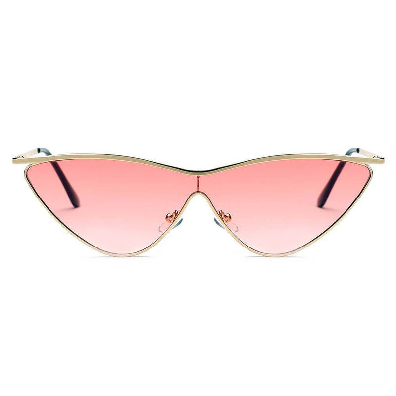 FONTANA | S2067 - Women Metal Cat Eye Sunglasses