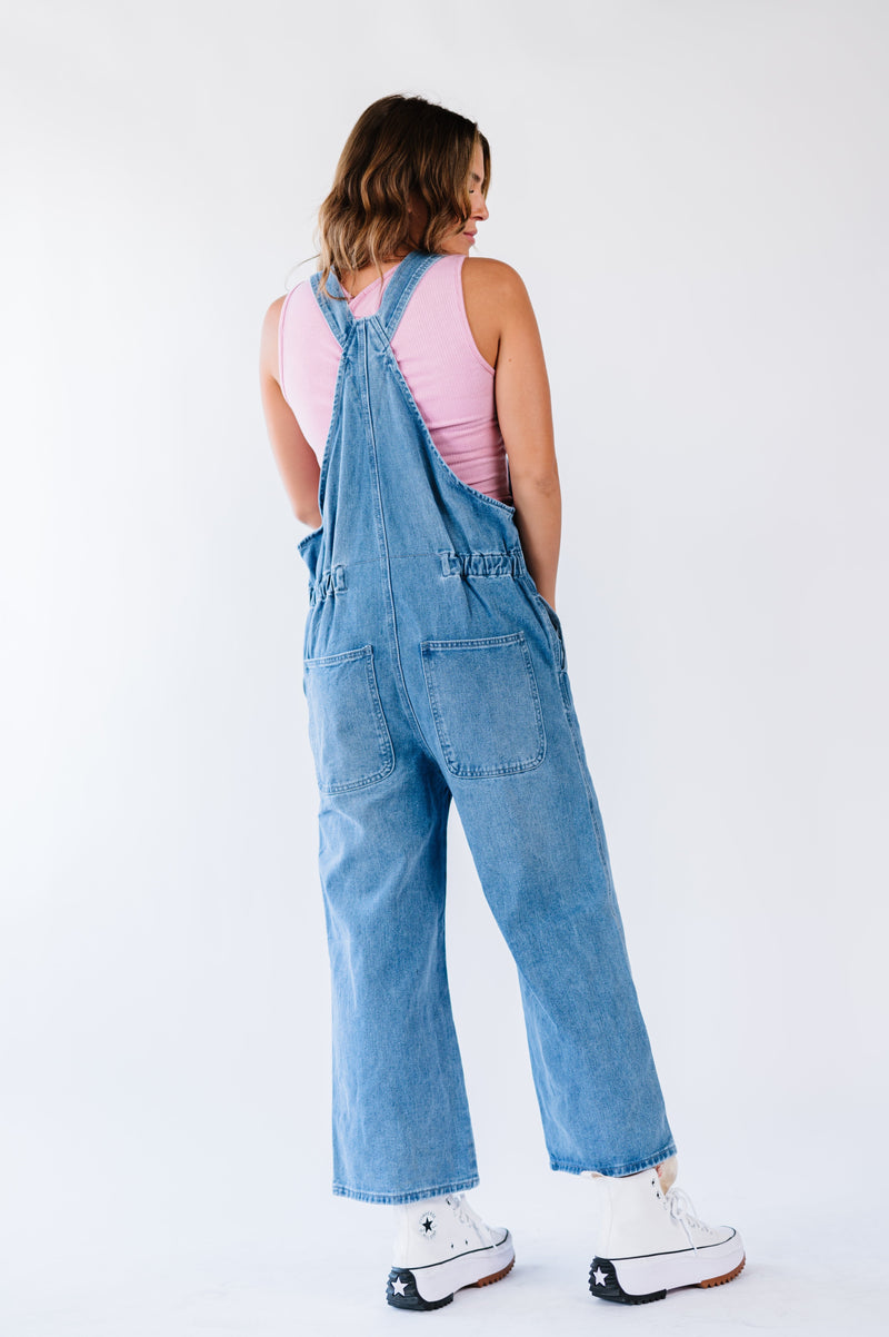 Free as the Wind Wide Leg Overalls