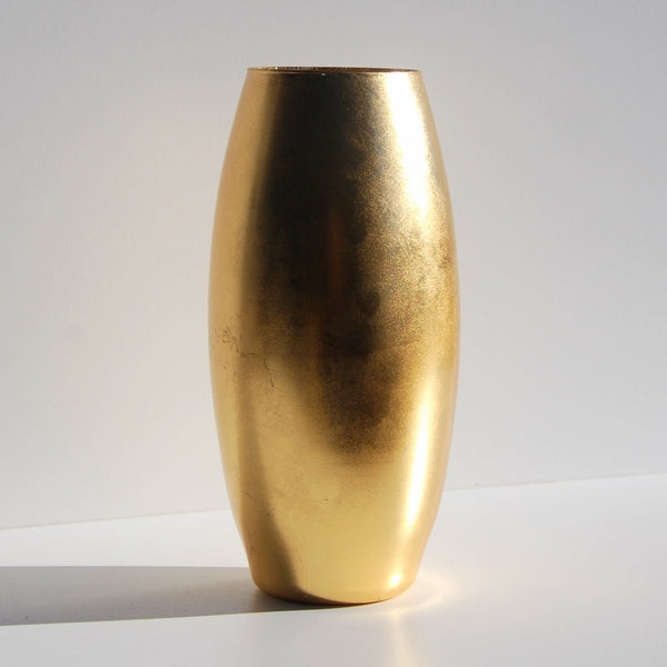 GILT 10" Gold Gilded Flower Vase