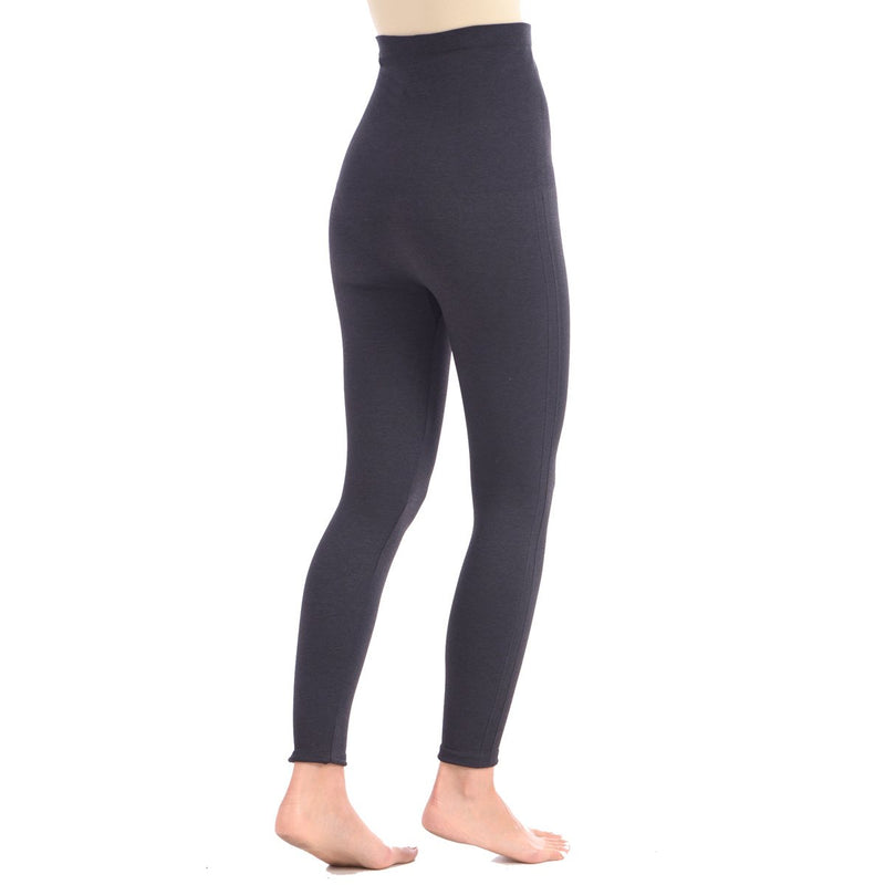 New Full Shaping Legging With Double Layer 5" Waistband - Grey