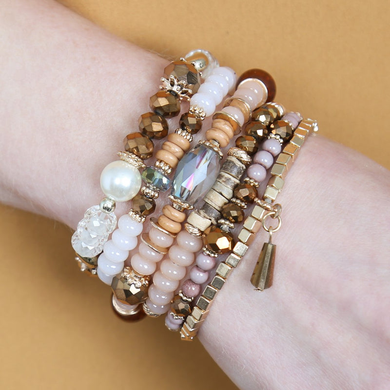 Stone Beads Stackable Bracelet