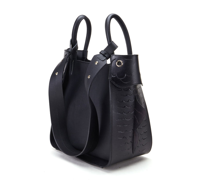 Carp Black Shoulder Bag