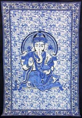 Ganesha Wall Decor Art  Tapestry