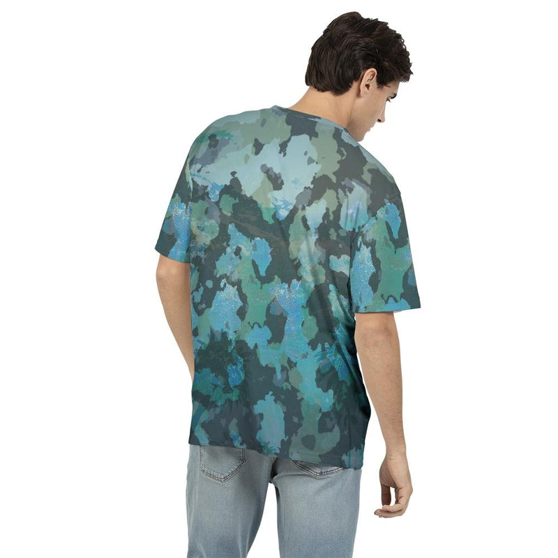 Men's O.U.R. Outdoors Ocean Camo Fitted Breathable Crewneck Tee