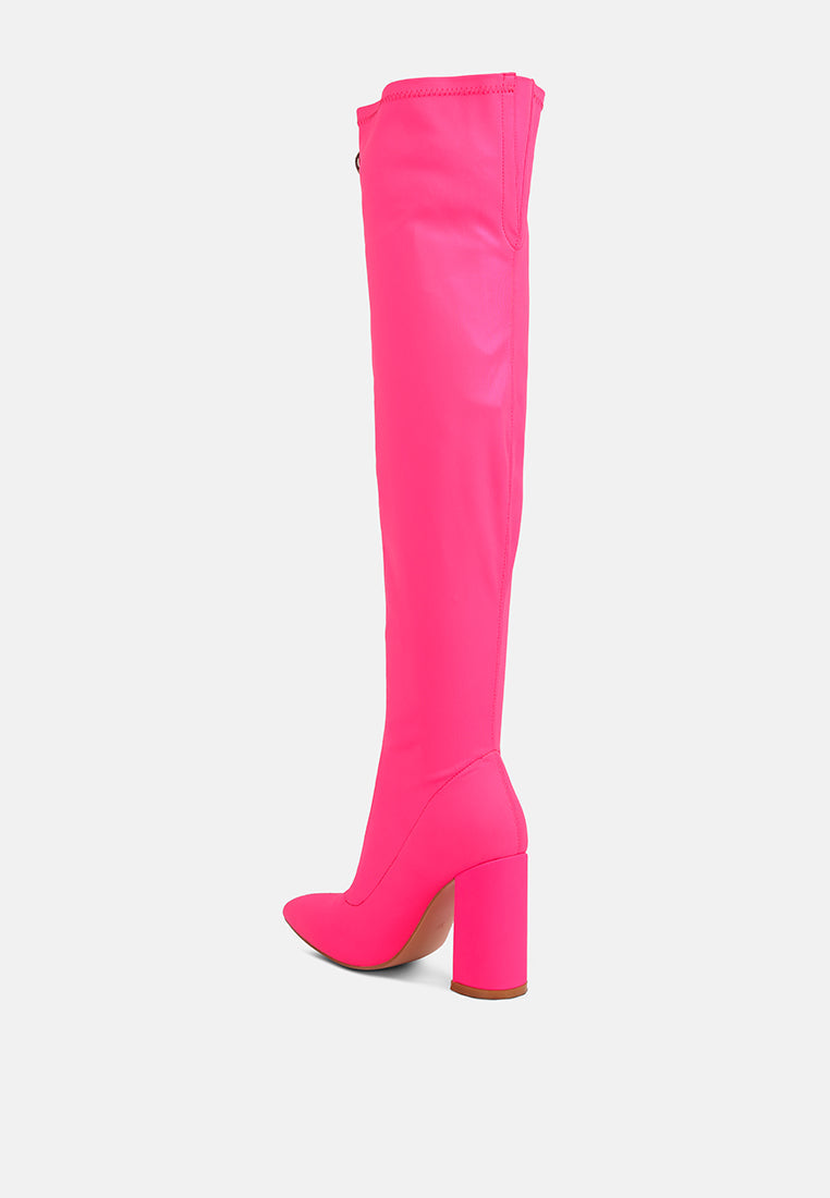 Ronettes Knee High Stretch Long Boots