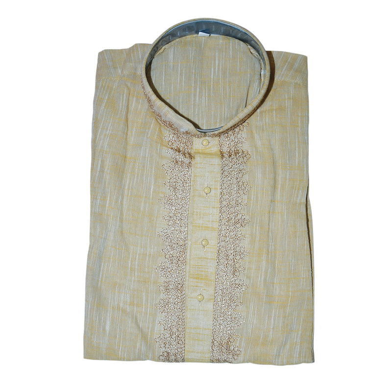 Mens Biege Kurta