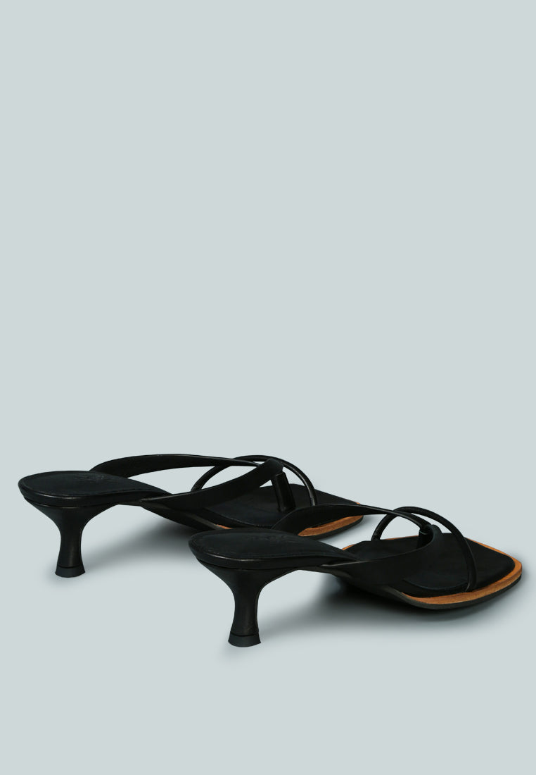 Winslet Heeled Thong Sandal