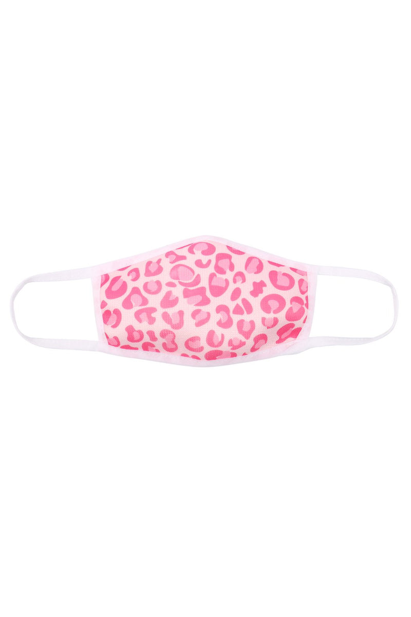 Km-024 - Vectorized Animal Skin Antimicrobial Face Mask for Kids
