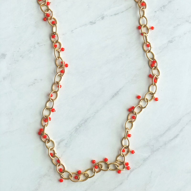 Chain Droplets Necklace
