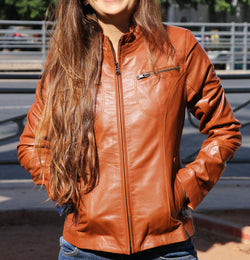 Leather Jacket for Women - Leather Genuine