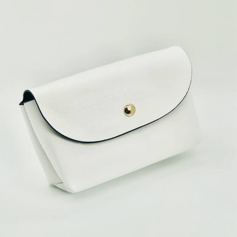 Betty Shoulder Bag -Clear/White