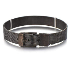 Stainless Steel Slider Bracelet -Black