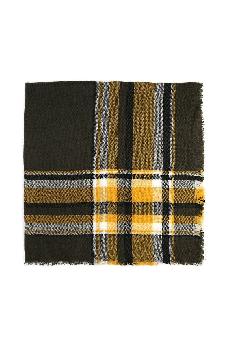 Blanket Fringed Scarf - Style 5