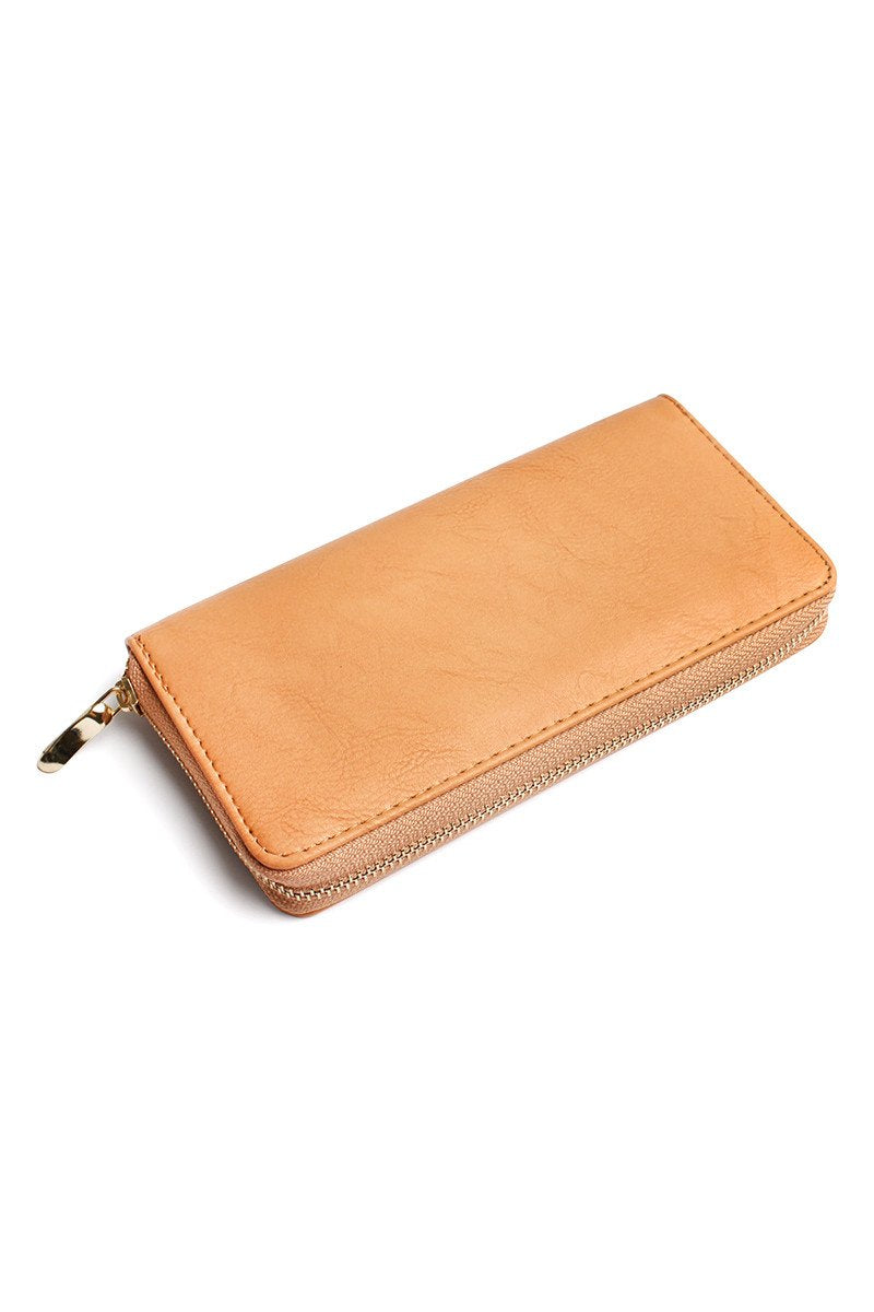 Hdg1460 - Classic Single Zipper Wallet