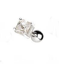 4mm Square CZ Cartilage Earring