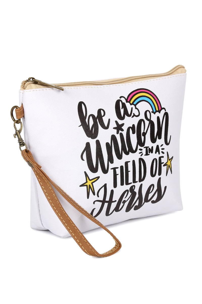 "Be a Unicorn" Cosmetic Bag