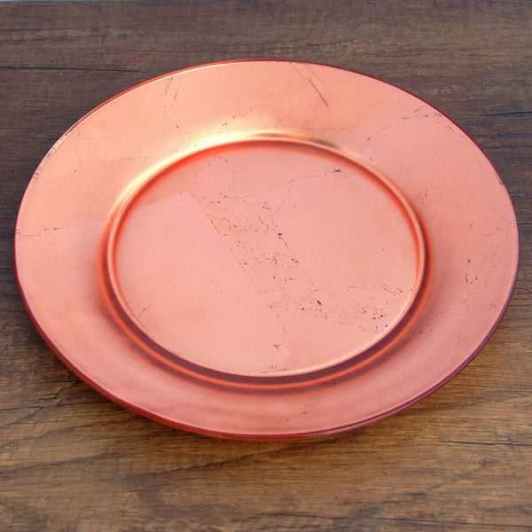 GILT PRIMA Set/4 Rose Gold Salad Plates