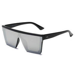 GUELPH | S2069 - Flat Top Square Oversize Fashion Sunglasses