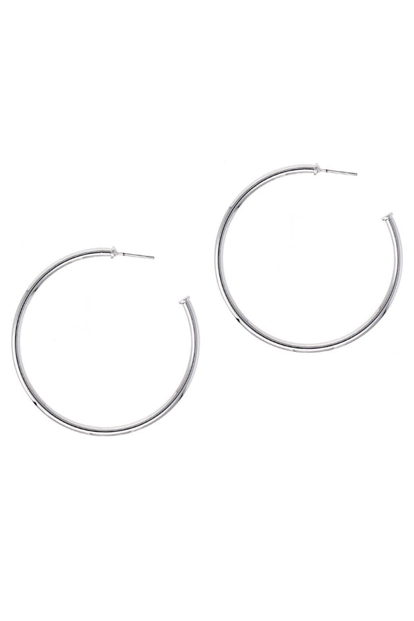 The Best of Hoops Earrings, Brilliant Silver