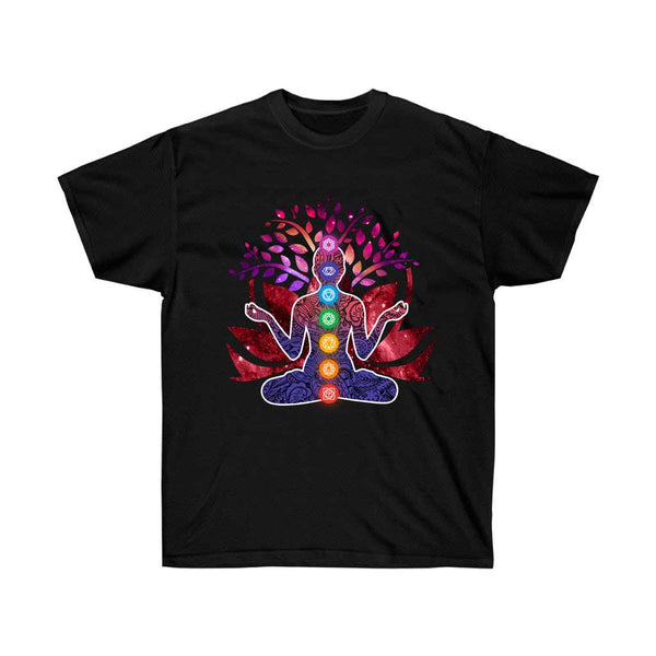 Chakra Spiritual Body System Yoga T-Shirt