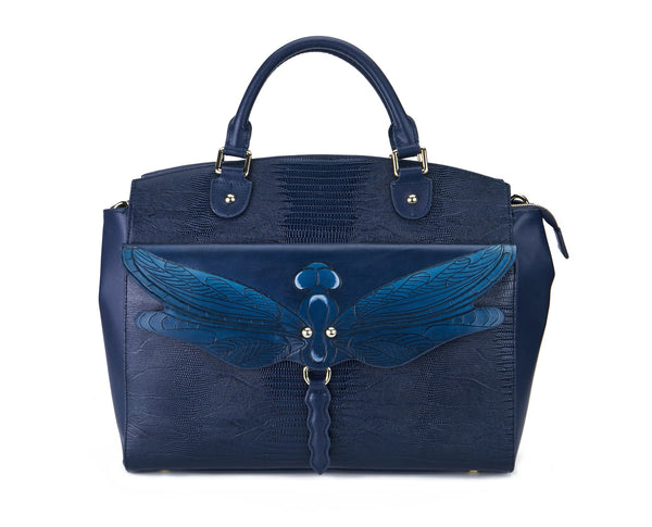 Dragonfly Blue Shoulder Bag