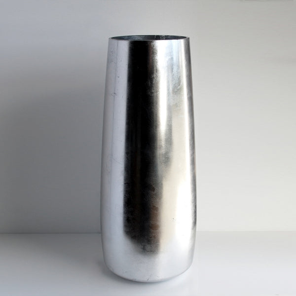 GILT 18" Silver Gilded Zen Vase