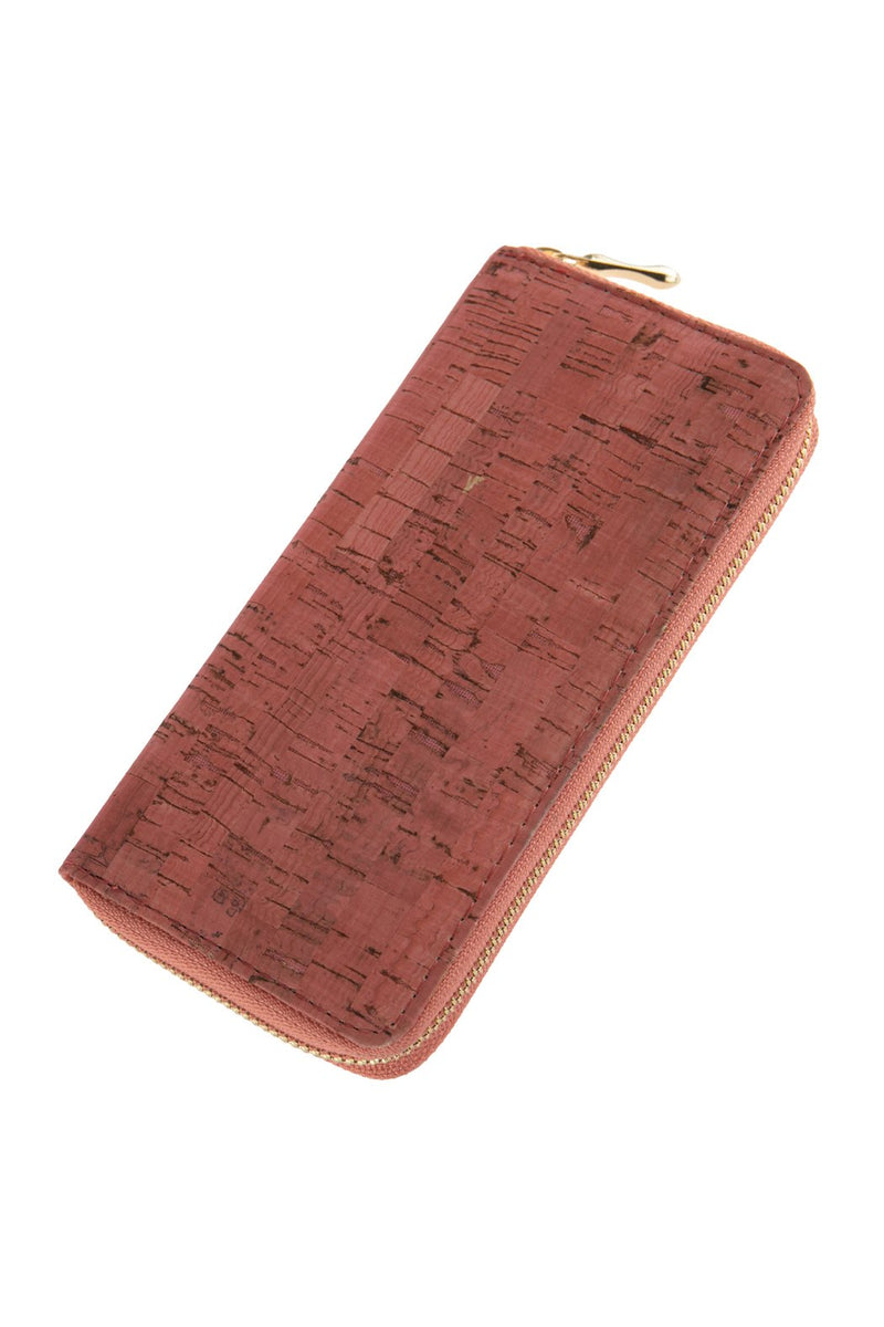 Hdg2723 - Cork Single Zipper Wallet