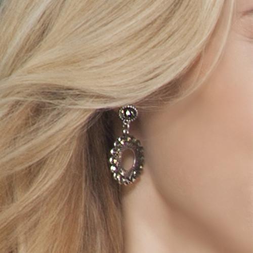 Gyre Earrings - Silver