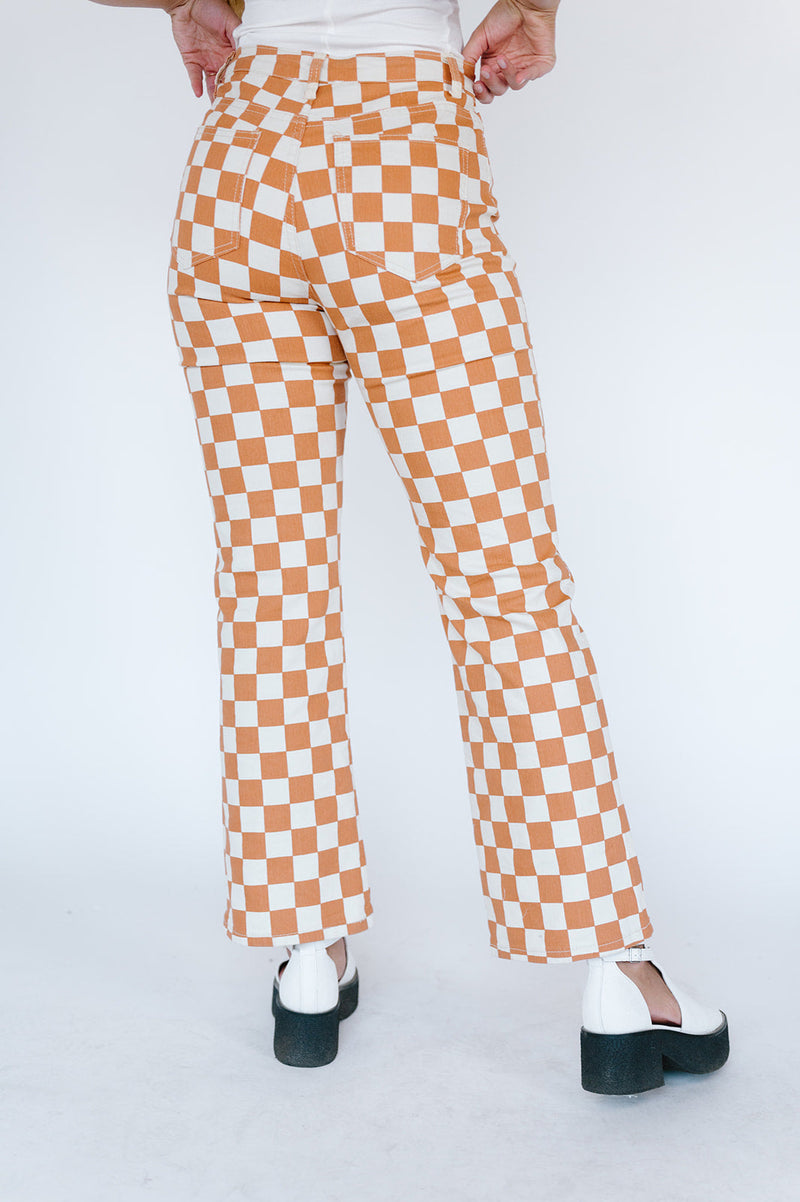 Check Up on It Checkered Pants