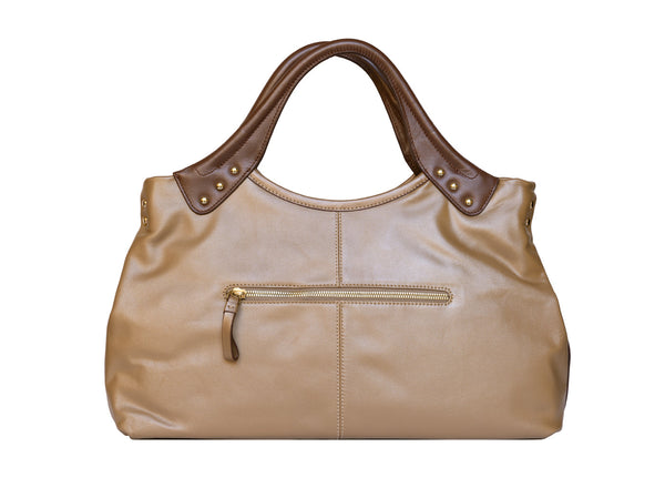 Feather Brown Tote