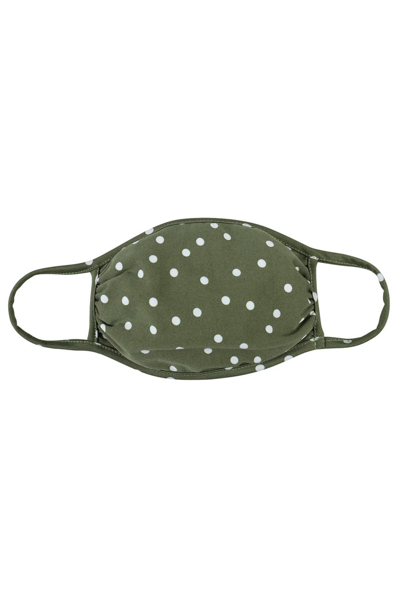 Rfm6002-Rpd002- Polka Dots Printed Reusable Face Mask for Adults
