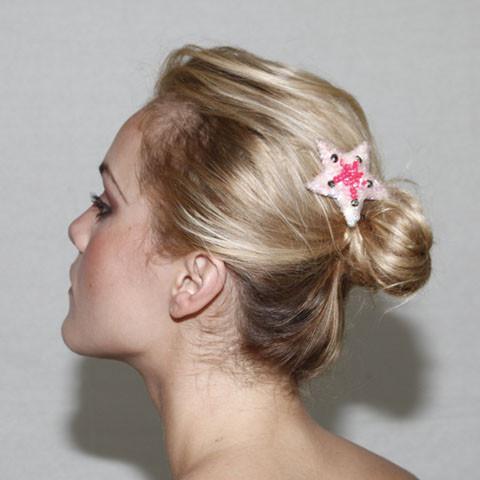 Hamptons (Pink) - Star Hair Pin/Hair Tie