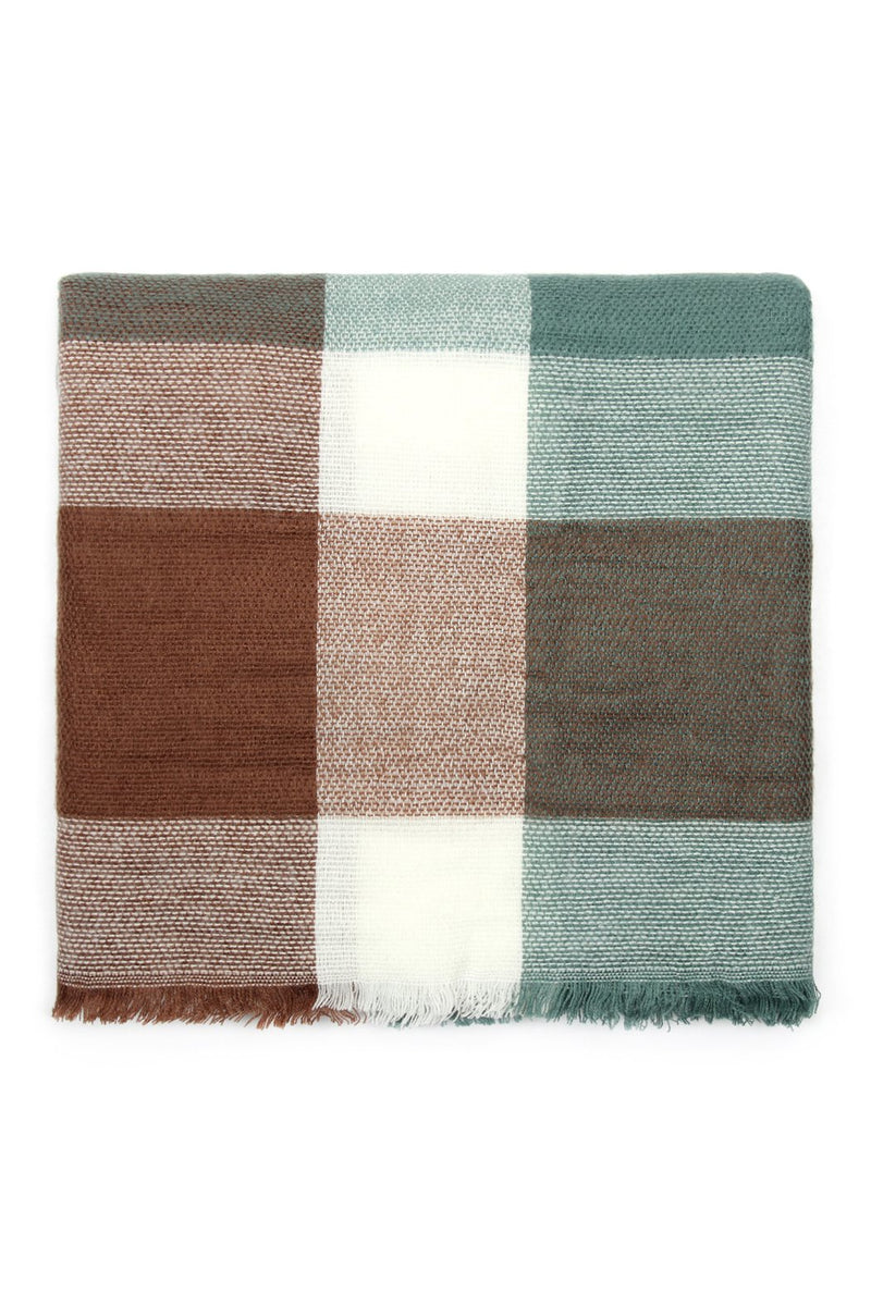 Fringe Blanket Scarf - Style 2