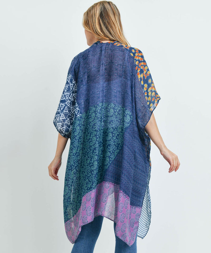 Ms0173 - Mixed Pattern Kimono