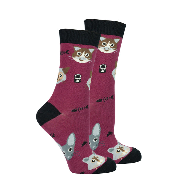 Women's Cute Cats Socks Set