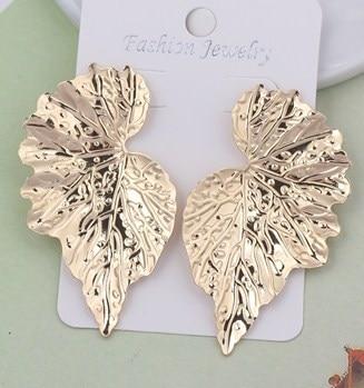 Mirrored Leaf Earrings