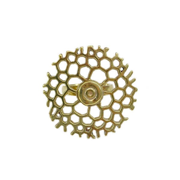 Bombshell Honeycomb Ring
