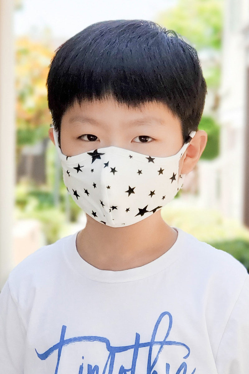 Rfm7001k-Rpr028 - Star Printed Reusable Face Masks for Kids