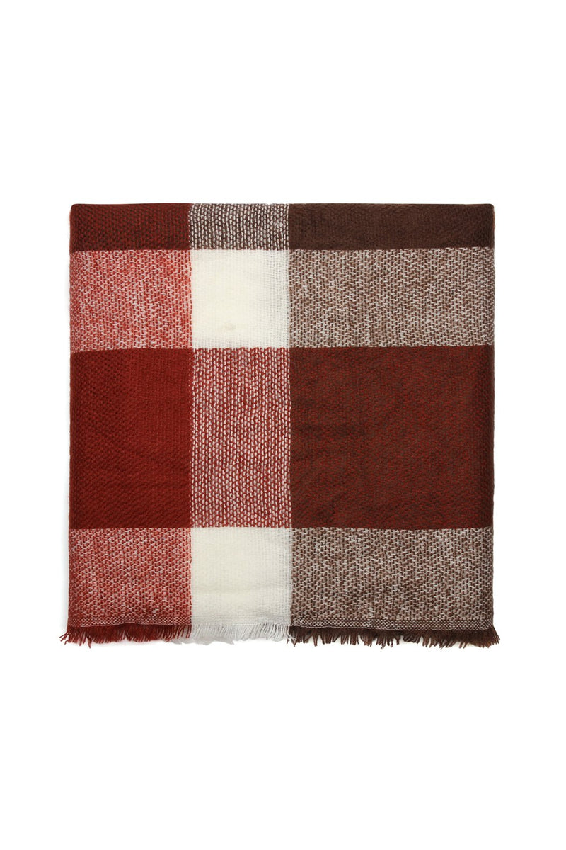 HDF2217 - Colorblock Blanket Scarf - Style 7